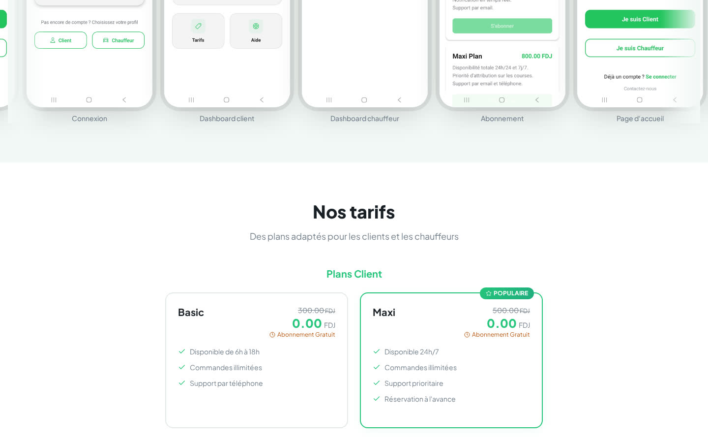 Taxi-Connecte — tarifs